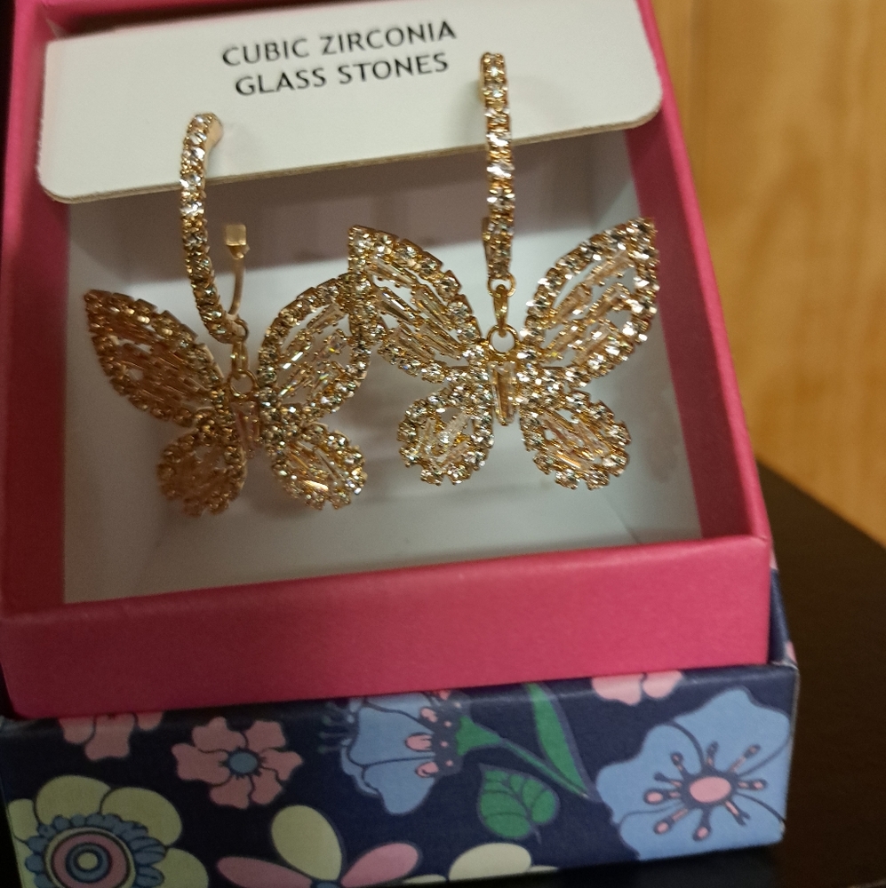 Butterfly earrings
